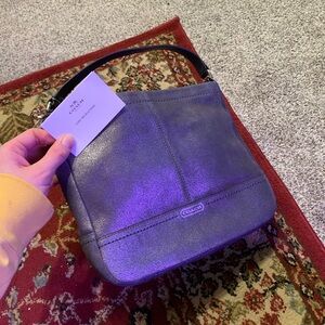 Coach Purple Shoulder Bag